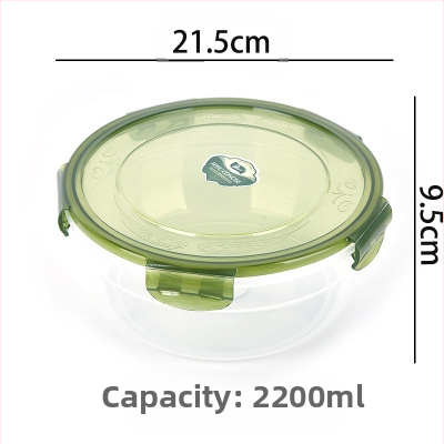 Ie3 toidukvaliteediga plastist suletud mikrolaineahju soojendusega lõunasöögikarp külmkapis hoiustamiseks krõbedama puuviljakarbi kiirnuudlikauss U-ga