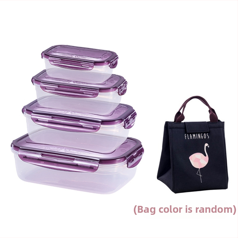 Ie3 toidukvaliteediga plastist suletud mikrolaineahju soojendusega lõunasöögikarp külmkapis hoiustamiseks krõbedama puuviljakarbi kiirnuudlikauss U-ga