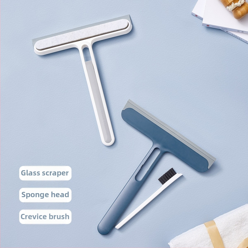 Jinboshi uus nelja-ühes klaasikaabits, klaasist käsn, väikese harjaga, kaheotstarbeline kahepoolne puhastushari, muud