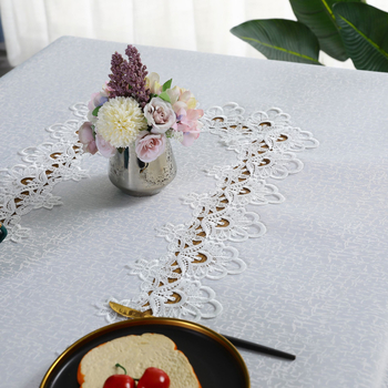 Euroopa stiilis pitsist laudlina, piiriülene hulgimüük, õõnespitsist tipptasemel kodune kohvilaud, söögilaud, pikk laudlina