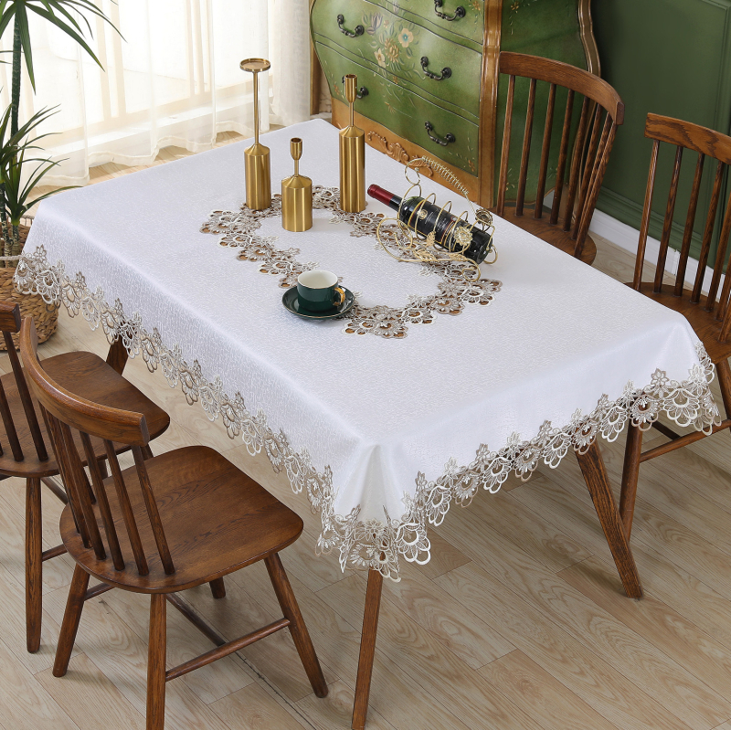 Euroopa stiilis pitsist laudlina, piiriülene hulgimüük, õõnespitsist tipptasemel kodune kohvilaud, söögilaud, pikk laudlina