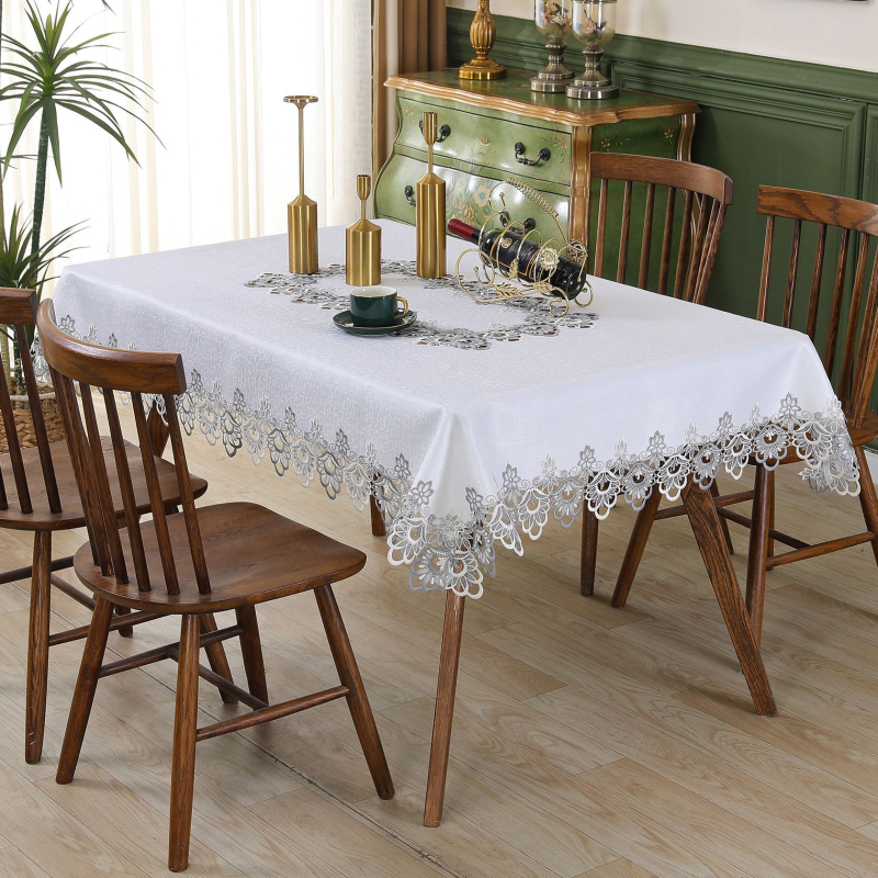 Euroopa stiilis pitsist laudlina, piiriülene hulgimüük, õõnespitsist tipptasemel kodune kohvilaud, söögilaud, pikk laudlina