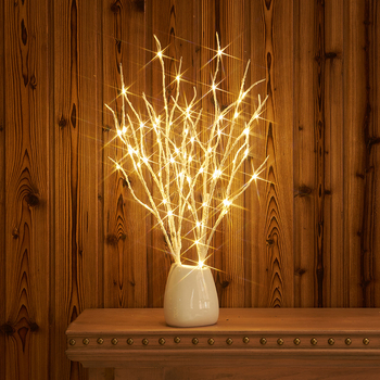 Tarpvalstybiniai „Amazon“ medžio šakų žibintai, LED šventiniai žibintai, varinės vielos žibintai, kalėdiniai vidaus ir lauko laiko matavimo valgomojo stalo dekoravimo žibintai