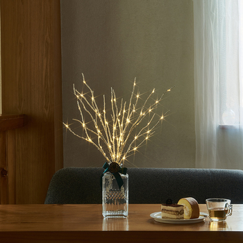 Tarpvalstybiniai „Amazon“ medžio šakų žibintai, LED šventiniai žibintai, varinės vielos žibintai, kalėdiniai vidaus ir lauko laiko matavimo valgomojo stalo dekoravimo žibintai