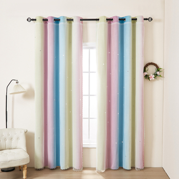 „Amazon“ užsienio tarpvalstybinės marlės užuolaidų šaltinio audinio nėrinių šešėliavimas „Home Star“ užsienio prekybos dvisluoksnės gamyklinės užuolaidos gatavi gaminiai