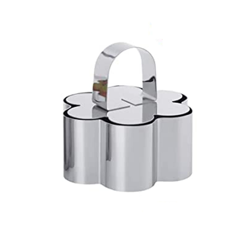 Форма за мус от неръждаема стомана, малка, кръгла, с дъно, сирене, квадратна, с форма на сърце, домашен инструмент за печене