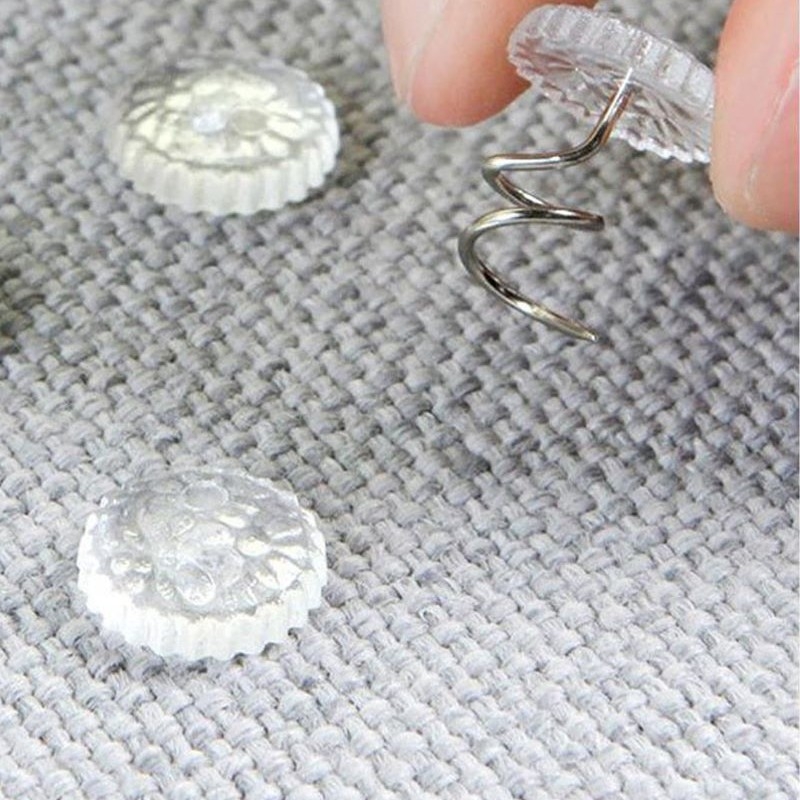 Išskirtinis tarpvalstybinis sofų pagalvėlių tvirtinimo detalių, skirtų naudoti namuose, susuktų vinių sofų užvalkalams, nematomų apsauginių neslystančių ir nesiveliančių lovų tvirtinimo detalių tiekimas