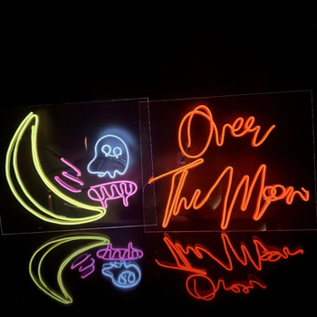 Šviesos linijos šviesa rankų darbo šviesa „pasidaryk pats“ neoninė šviesa medžiagos modelis mini LED šviesos viela plona geležinė viela šalta šviesa virvė šviesa