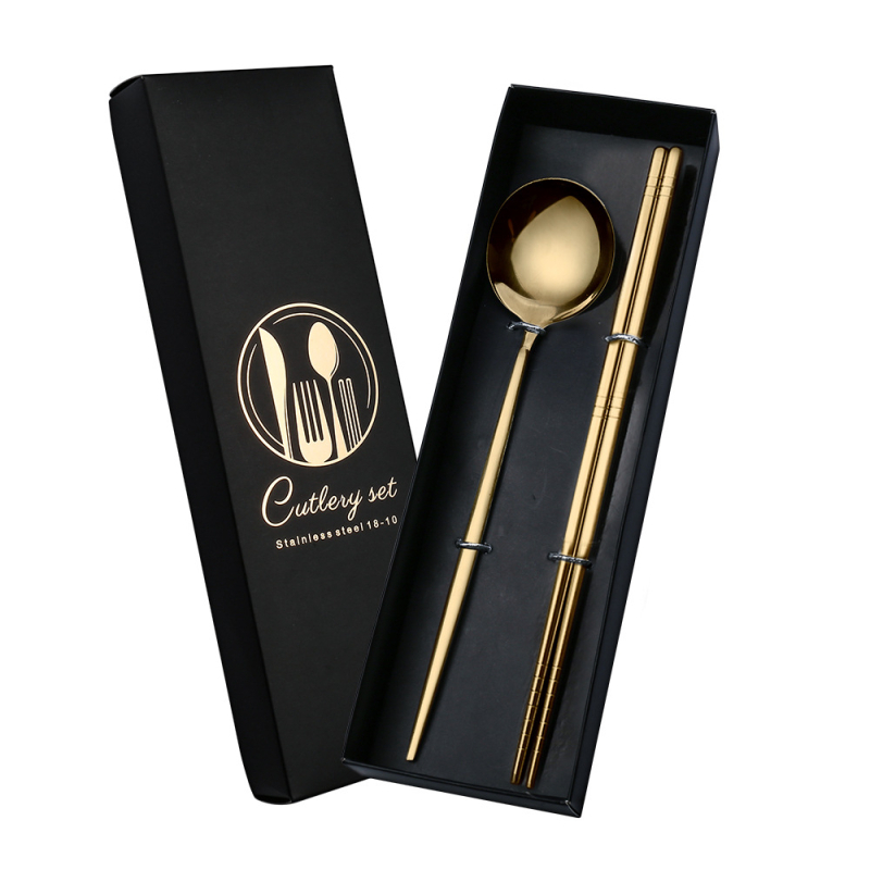 V formos nerūdijančio plieno stalo įrankių rinkinys, portugališkas peilis, šakutė ir šaukštas, keturių dalių, auksinis peilis ir šakutė, vakarietiško stiliaus stalo įrankiai, tinkantys dovanai.