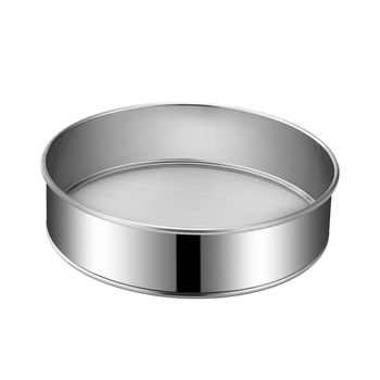 Kepimo įrankiai 304 nerūdijančio plieno miltų sietas rankinis apvalus filtro sietas 40 akių 60 akių smulkus miltų sietas