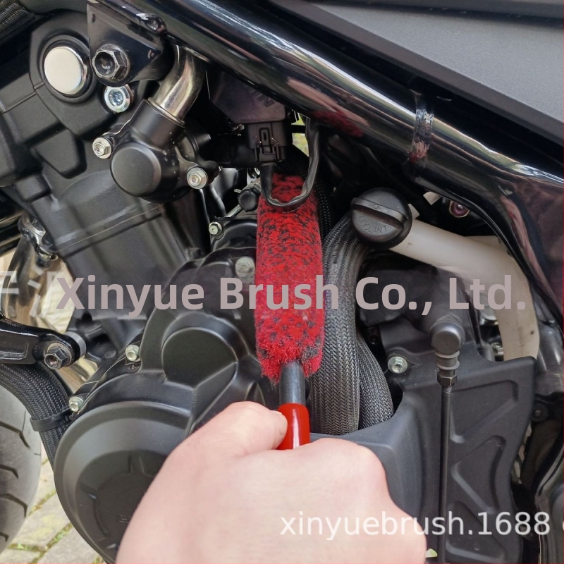 Четка за почистване на автомобили, имитация на вълна от микрофибър, четка за автомивка, детайлна четка, четката за празнина, може да се огъва по желание