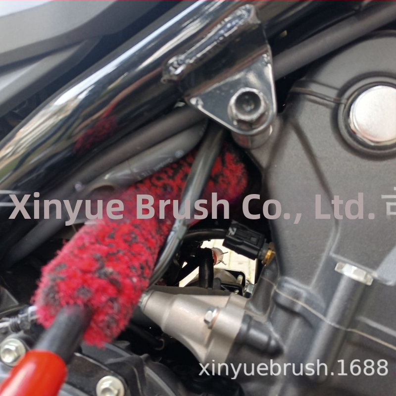 Четка за почистване на автомобили, имитация на вълна от микрофибър, четка за автомивка, детайлна четка, четката за празнина, може да се огъва по желание