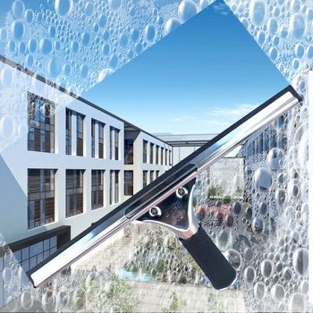 Hulgimüük Baiyun 35cm roostevabast terasest klaasipuhastusvahend, klaasipuhastusvahend, klaasipuhasti äriklassi aknapesuks