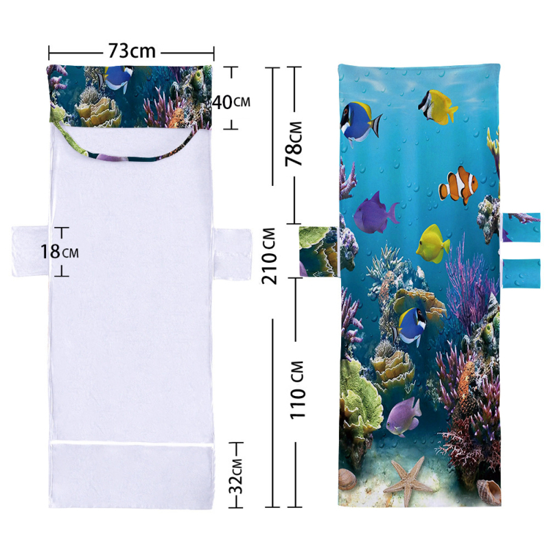 Tehase otsetarne mikrokiust rannatooli kate tugitool rätik rannarätiku kott minimaalne tellimus ookeani stiilis