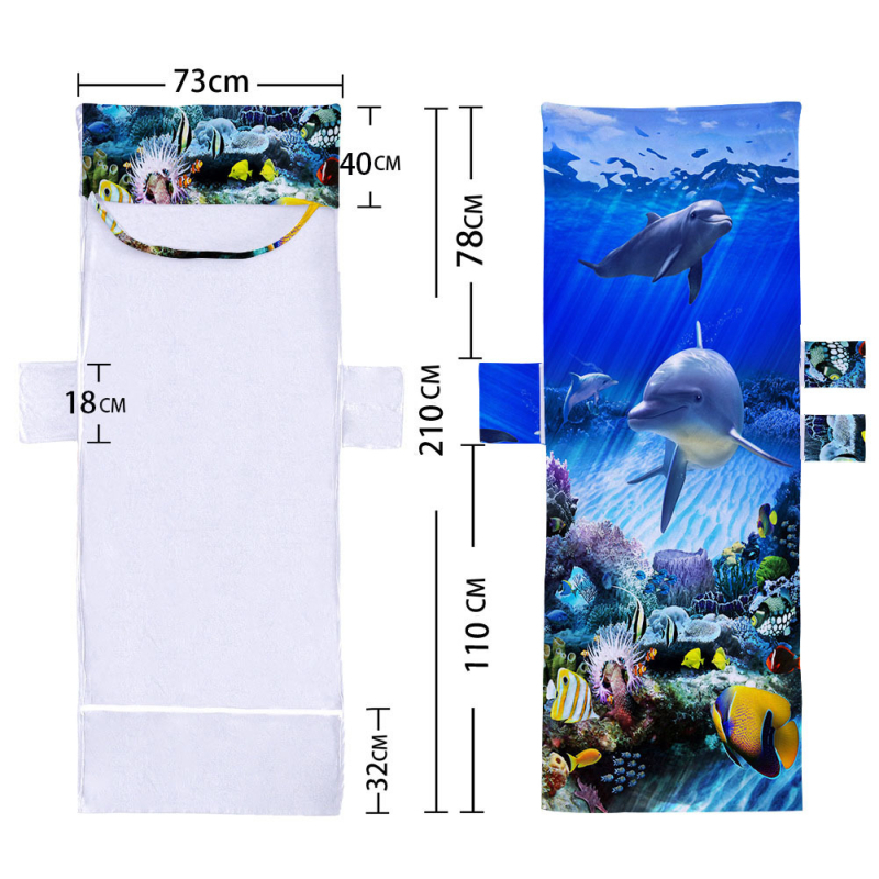 Tehase otsetarne mikrokiust rannatooli kate tugitool rätik rannarätiku kott minimaalne tellimus ookeani stiilis