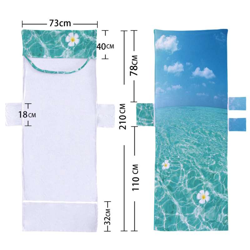 Tehase otsetarne mikrokiust rannatooli kate tugitool rätik rannarätiku kott minimaalne tellimus ookeani stiilis