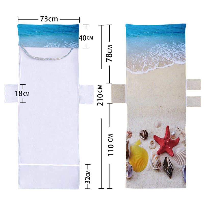 Tehase otsetarne mikrokiust rannatooli kate tugitool rätik rannarätiku kott minimaalne tellimus ookeani stiilis