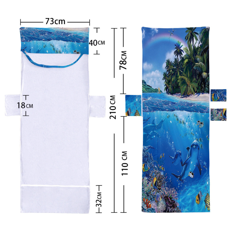 Tehase otsetarne mikrokiust rannatooli kate tugitool rätik rannarätiku kott minimaalne tellimus ookeani stiilis