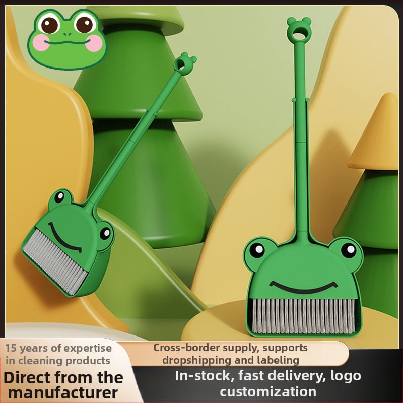 Rūpnīcas bērnu slotas atkritumu liekšķeres komplekts mājsaimniecības bērnu slaucīšanas slota atkritumu lāpsta rotaļlieta bērnudārza maza slota