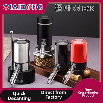 Automatinis nešiojamas elektroninis vyno dekanteris Elektrinis slėgio vyno dozatorius vyno vyno vyno vadovas verslo dovanos