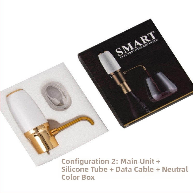 Automatinis nešiojamas elektroninis vyno dekanteris Elektrinis slėgio vyno dozatorius vyno vyno vyno vadovas verslo dovanos