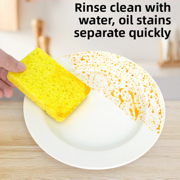 Διασυνοριακό σφουγγάρι καθαρισμού ξυλοπολτού Magic Washer Πυκνωμένο σφουγγάρι καθαρισμού ξυλοπολτού Βαμβακιού Απορροφητικό πανί καθαρισμού ρούχων