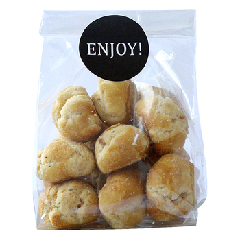 Küpsisepakend Lumehelveste krõbe proteiinisuhkur Makroon Muna Krõbe Madeleine Skoon Läbipaistev Isekleepuv kott