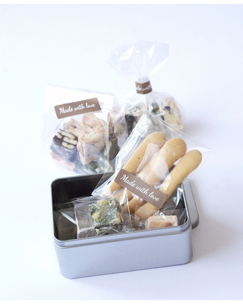 Küpsisepakend Lumehelveste krõbe proteiinisuhkur Makroon Muna Krõbe Madeleine Skoon Läbipaistev Isekleepuv kott