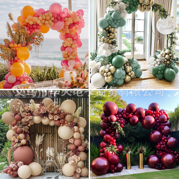 Retro žalios rožės raudono baliono kostiumas gimtadienio vestuvių latekso balionų dekoracija drabužių vakarėlio balionų arka