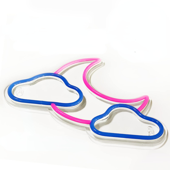 Tarpvalstybinė „Amazon“ LED neoninių šviesų dekoracija, šviesos juostos dekoracija, akį traukiantis logotipas, USB sąsaja