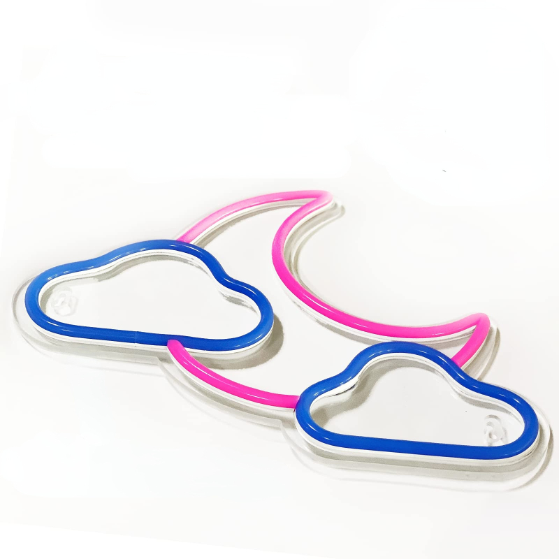 Tarpvalstybinė „Amazon“ LED neoninių šviesų dekoracija, šviesos juostos dekoracija, akį traukiantis logotipas, USB sąsaja