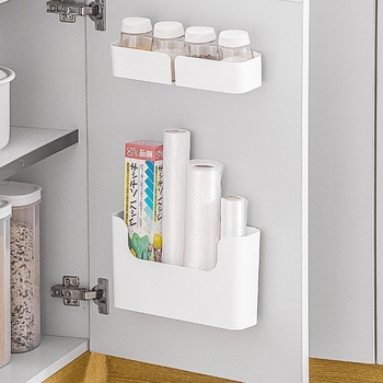 Köögikapi ukse hoiukast seinale riputatav stantsivaba kapp tualettruumi hoiuriiul värskelt säilivate kottide hoiuriiul hoiuriiul