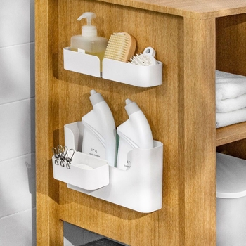 Köögikapi ukse hoiukast seinale riputatav stantsivaba kapp tualettruumi hoiuriiul värskelt säilivate kottide hoiuriiul hoiuriiul