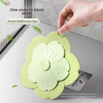 Gražus grindų kanalizacijos dezodorantas, apsaugantis nuo vabzdžių, sandarinimo dangtelis, silikoninis kilimėlis, kanalizacijos kamštis, apsaugantis nuo kvapo tualete, virtuvės vanduo