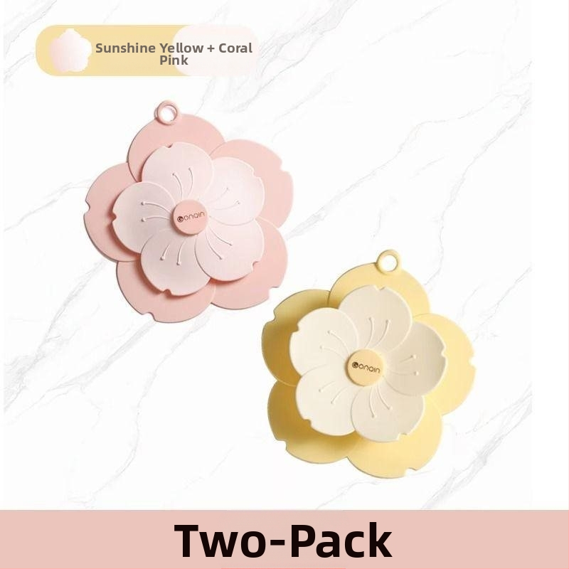 Gražus grindų kanalizacijos dezodorantas, apsaugantis nuo vabzdžių, sandarinimo dangtelis, silikoninis kilimėlis, kanalizacijos kamštis, apsaugantis nuo kvapo tualete, virtuvės vanduo