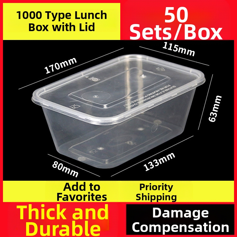 Vienkartinė pietų dėžutė, sutirštinta pakuotė, stačiakampė apvali dubenėlė, plastikinė pietų dėžutė, greitas maistas su dangteliu, iškylos šildymas