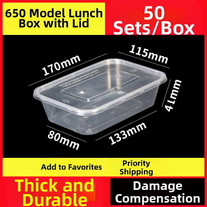 Vienkartinė pietų dėžutė, sutirštinta pakuotė, stačiakampė apvali dubenėlė, plastikinė pietų dėžutė, greitas maistas su dangteliu, iškylos šildymas