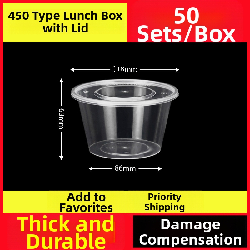 Vienkartinė pietų dėžutė, sutirštinta pakuotė, stačiakampė apvali dubenėlė, plastikinė pietų dėžutė, greitas maistas su dangteliu, iškylos šildymas