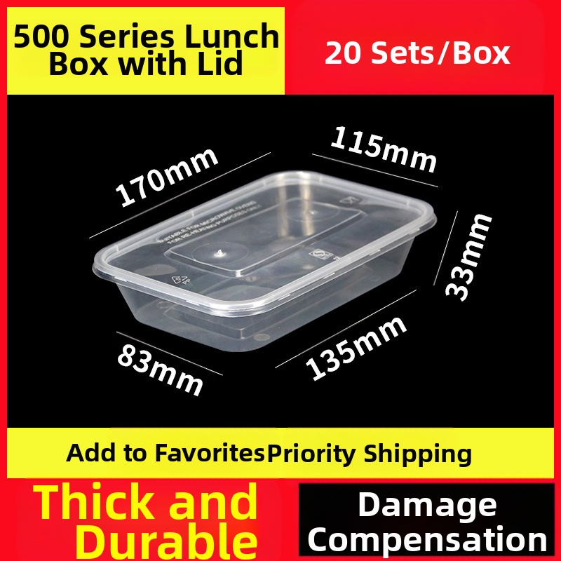 Vienkartinė pietų dėžutė, sutirštinta pakuotė, stačiakampė apvali dubenėlė, plastikinė pietų dėžutė, greitas maistas su dangteliu, iškylos šildymas
