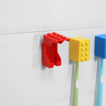 Statybiniai blokeliai, dantų šepetėlių laikymo lentynėlė, prie sienos tvirtinama, dulkėms atspari elektrinių dantų šepetėlių laikymo lentynėlė, be perforatorių, tualeto sieninė lentynėlė