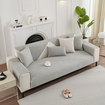 Водоустойчива възглавница за диван от царевичен кадифе, нов модел 2025, всесезонна универсална неплъзгаща се възглавница за седалка, против надраскване от котка, плат за покриване на дивана