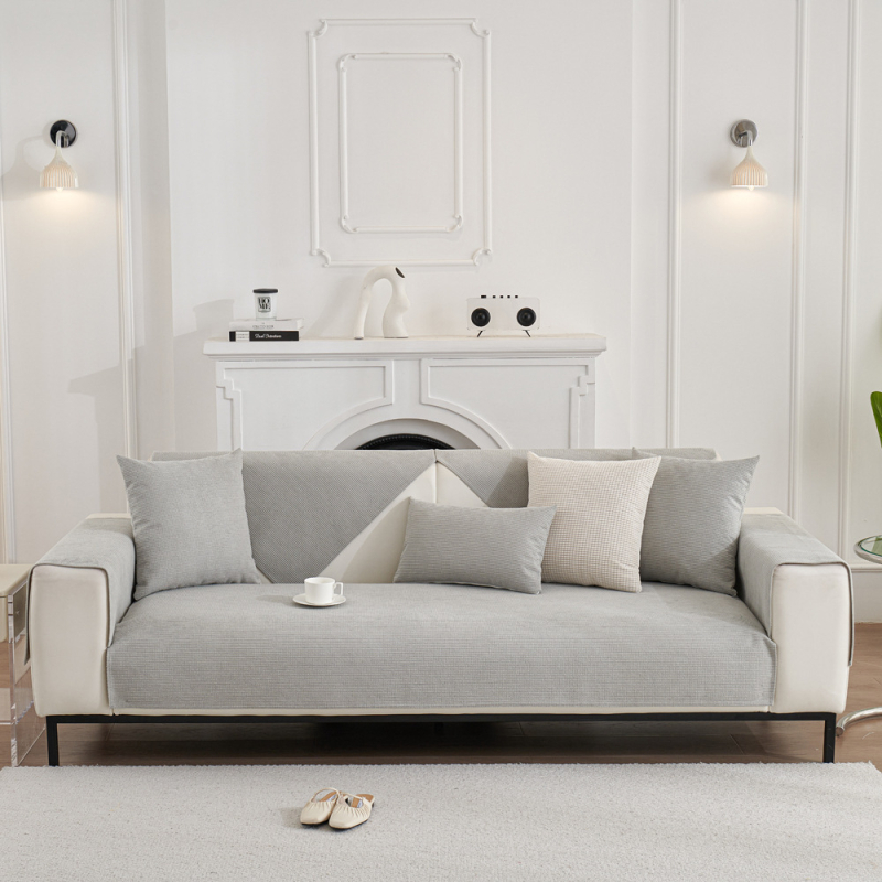 Водоустойчива възглавница за диван от царевичен кадифе, нов модел 2025, всесезонна универсална неплъзгаща се възглавница за седалка, против надраскване от котка, плат за покриване на дивана