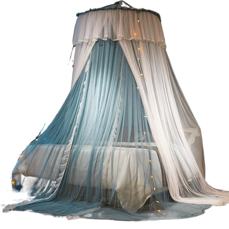 Internetikuulsuste printsessi stiilis lae sääsevõrk kupli sääsevõrk kahekordne majapidamissääsevõrk 1,2 m 1,8 m 2 m voodi paigaldusvaba tehas