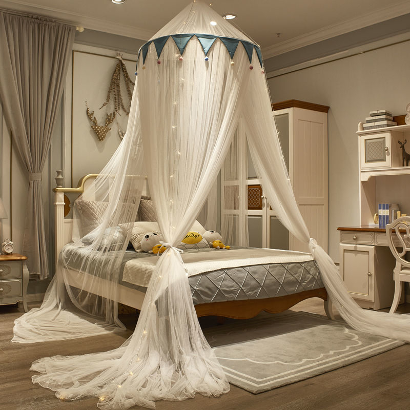 Internetikuulsuste printsessi stiilis lae sääsevõrk kupli sääsevõrk kahekordne majapidamissääsevõrk 1,2 m 1,8 m 2 m voodi paigaldusvaba tehas