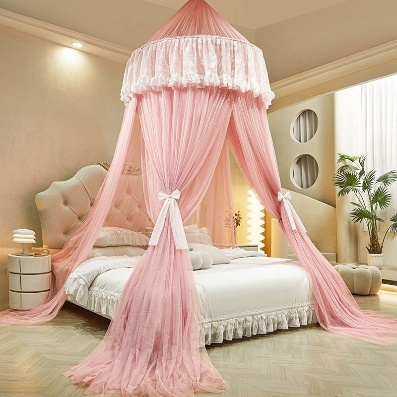 Internetikuulsuste printsessi stiilis lae sääsevõrk kupli sääsevõrk kahekordne majapidamissääsevõrk 1,2 m 1,8 m 2 m voodi paigaldusvaba tehas