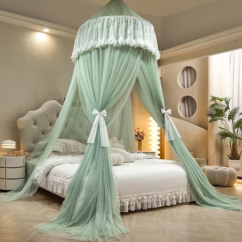 Internetikuulsuste printsessi stiilis lae sääsevõrk kupli sääsevõrk kahekordne majapidamissääsevõrk 1,2 m 1,8 m 2 m voodi paigaldusvaba tehas