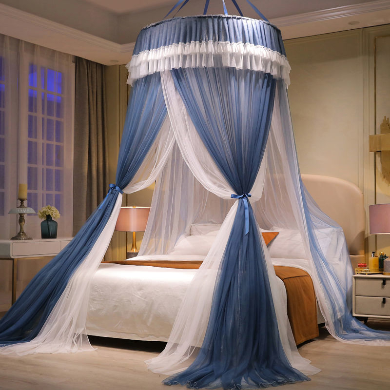 Internetikuulsuste printsessi stiilis lae sääsevõrk kupli sääsevõrk kahekordne majapidamissääsevõrk 1,2 m 1,8 m 2 m voodi paigaldusvaba tehas