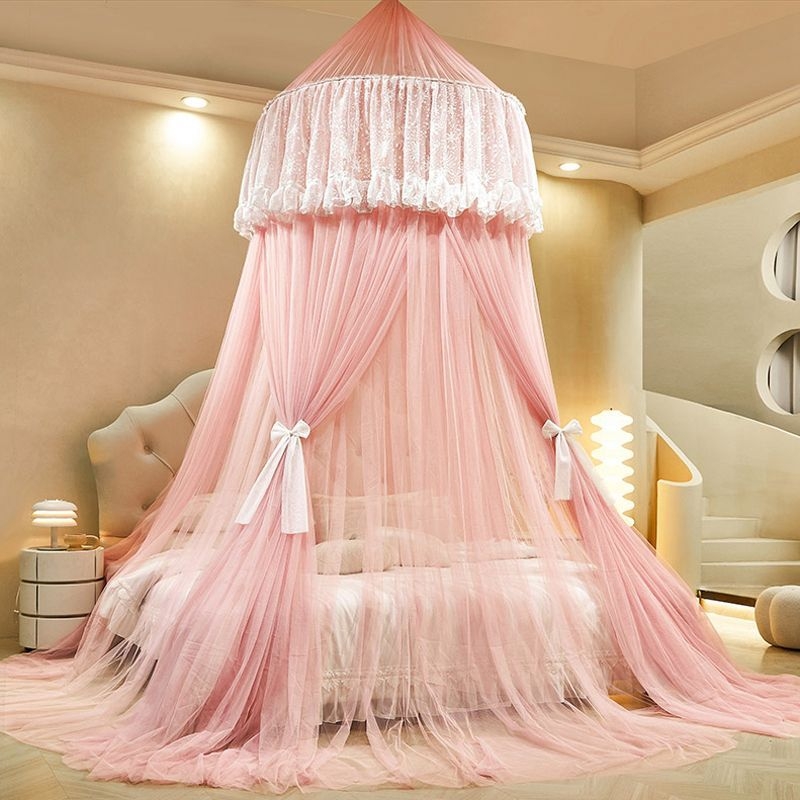 Internetikuulsuste printsessi stiilis lae sääsevõrk kupli sääsevõrk kahekordne majapidamissääsevõrk 1,2 m 1,8 m 2 m voodi paigaldusvaba tehas