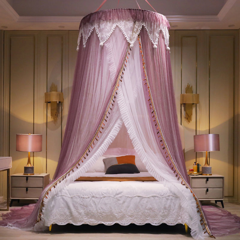 Internetikuulsuste printsessi stiilis lae sääsevõrk kupli sääsevõrk kahekordne majapidamissääsevõrk 1,2 m 1,8 m 2 m voodi paigaldusvaba tehas