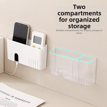 Tālvadības pults uzglabāšanas kaste japāņu stila viesistabai, radoša, vienkārša, pie sienas stiprināma plaukta bez perforatora, mobilā tālruņa uzlādes statīvs